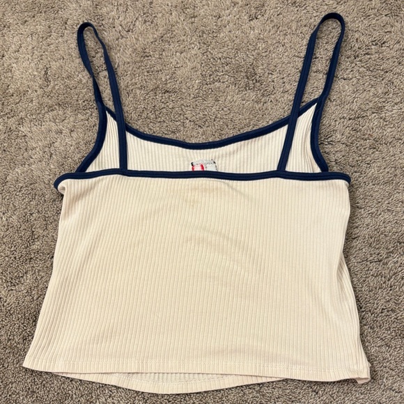 Tommy Hilfiger White Camisole with Navy Trim - Picture 2 of 2